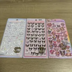 ボンボンドロップシールミニ　うるちゅる　サンリオ　シナモロール　クロミ　mini