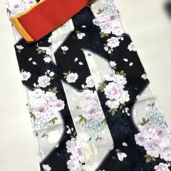 黒と白の花柄 大人浴衣⭐︎おまけ付き