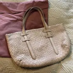 極美品 FALORNI 2way ショルダーバッグ レザー イントレチャート 