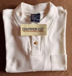 American Champion Cup ポロシャツ ホワイト Lサイズのサムネイル