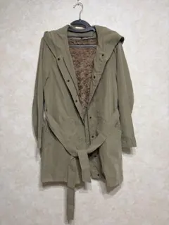 2wayミリタリージャケット　フード付き ベルト付き