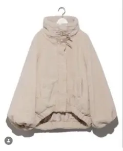 onespo ベルテッドブルゾン ボアジャケット