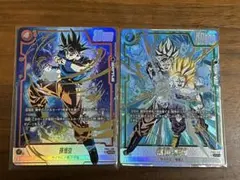 fb01-140 fb01-139 フュージョンワールド　scr 孫悟飯　孫悟空