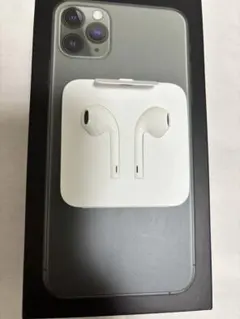 iPhone の付属品　イヤホン 純正品