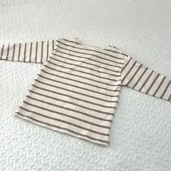 【新品】バースデイ DAILY LINE ボーダー長袖Tシャツ 90 男女兼用