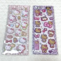 【正規品】ハローキティ 日焼けキティ　もちもちマシュマロシール　2種