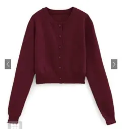 グレイル　ショートカーディガン ボルドー an1509