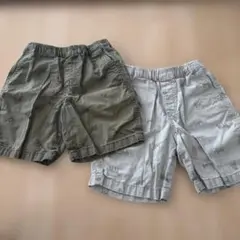 UNIQLO恐竜プリント ハーフパンツ 2点セット120cm