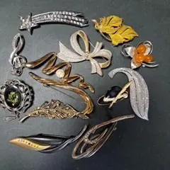 アクセサリーブローチまとめ売り 13点