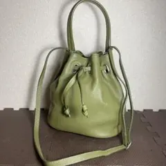 MARCO BIANCHINI マルコビアンキーニ 本革 巾着 2WAY バッグ