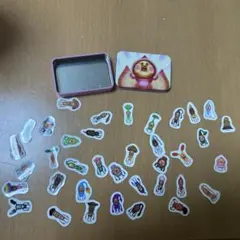 こびとづかん ステッカー シール缶 セット