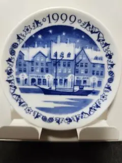 お盆値引き16日まで　Royal Copenhagen 1999年 記念プレートのサムネイル