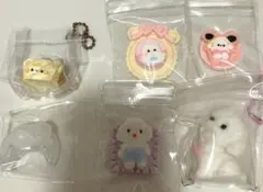 動物系 ミニ スクイーズ 6個セット 捏捏
