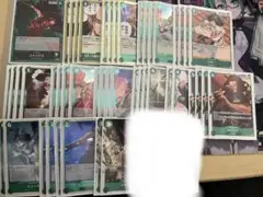 원피스 カードゲーム 緑シャンクス デッキ 묶음 판매 세계 최강의 전사