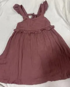 プティマイン(petit main)Wガーゼ Aラインキャミワンピース110