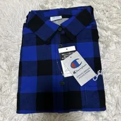 チャンピオン フランネルチェックシャツ レディースXL メンズM相当