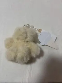 ジェラートピケファーベアビーズチャーム