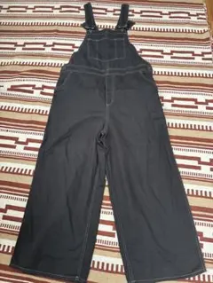 niko and ... 黒 サロペット Lサイズ