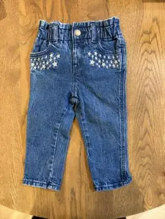 GAP デニムパンツ 12-18ヶ月 星柄刺繍