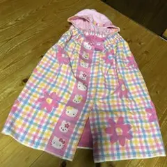 2002年】 当時物 ハローキティ ラップタオル フード付き タグ付き未