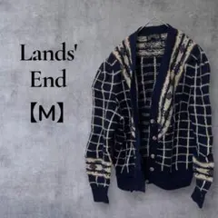 Lands' End 【M】ウールカーディガン レディース 長袖 カーディガンのサムネイル