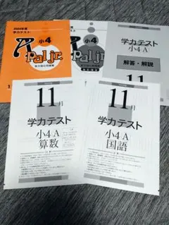 小4A 学力テスト Pal jr. 2024年度11月号 未使用品 送料無料！