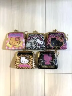 サンリオ ハローキティ PVCがま口ポーチ 5種コンプセット