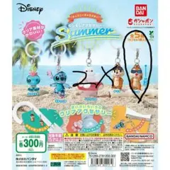 ディズニーキャラクターめじるしアクセサリーSummer デール2個セット