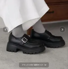 【forksy.】ボリュームソールバックルベルトローファーのサムネイル