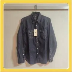 RRL DOUBLE RL スリムフィット デニム ウエスタンシャツ S