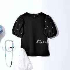 未使用♡ルネ2025♡袖パール　トップスのサムネイル
