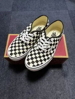 【美品】VANS オーセンティック チェッカー 26.5cm 箱付き