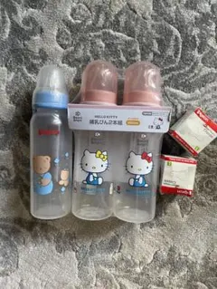 新品未使用☆哺乳瓶☆Pigeon☆3本セット☆乳首Lx2