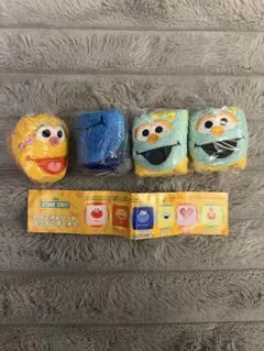 セサミストリート　もこもこポーチ3