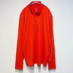 PRADA 長袖シャツ レッド イタリア製　ゴルフ 値下】PRADA 長袖シャツ レッド イタリア製 ゴルフ - メルカリ