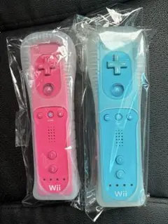 Nintendo　Wii/WiiU用 リモコン　セット（ピンク/ブルー）