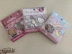 おはじきシール ハローキティ リトルツインスターズ シールセット