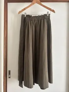 Samansa Mos2 フレアスカート サイズF オリーブ