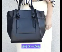 ✨期間限定価格✨ Khajuトートバッグ　黒　ショルダーバッグのサムネイル