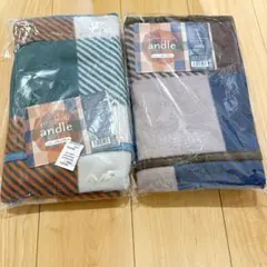 andle フリースブランケット 2枚セット
