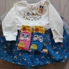アンパンマン 　ドキンちゃん　コキンちゃんワンピース　靴下