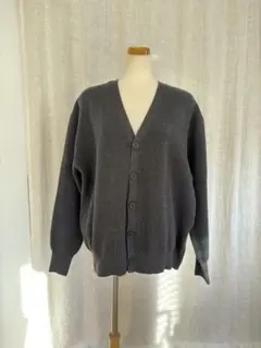 HK WORKS LONDON：カーディガン（グレー・Mサイズ）