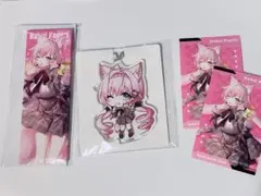 ホロライブ GIGO 博衣こより　デフォルメアクリルボールチェーン 缶バッジ