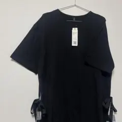 【美品】サワアラモード 大人可愛い ギンガムチェック 切り替えワンピース リボン