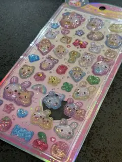 【正規品】フワフワらびちゃん うるちゅる ポップ シール