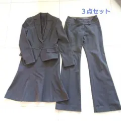 amel 　エイメル　スーツ　７号　マーメイド　パンツスーツ　３点セット　グレーのサムネイル
