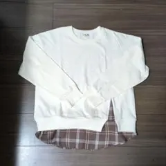 BRANSHES　重ね着風カットソー 150