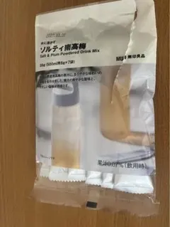 無印良品 水に溶かす ソルティ南高梅 6袋のサムネイル