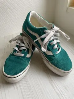 Vans Old Skool VANS スニーカー グリーン 緑 19cm