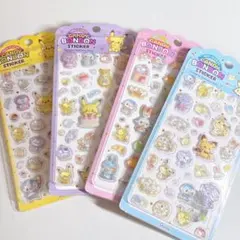 ポケモン ポケピース CANDY ボンボン シール 4個セット 韓国限定 公式品